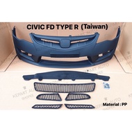 HONDA CIVIC FD FD2R TYPE R FRONT BUMPER Made in Taiwan