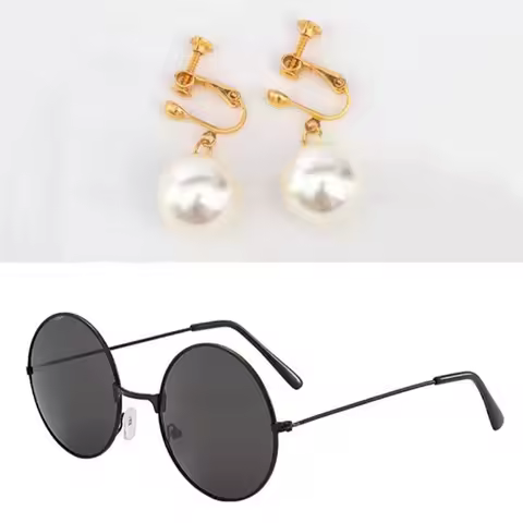 Honkai Star Rail Kafka Cosplay Glasses Sunglasses Stellaron Hunters Kafka COS Pearl Earrings for cos
