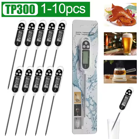 Food Thermometer TP300 Digital Kitchen Thermometer For Meat Water Milk Cooking Food Probe BBQ Electr
