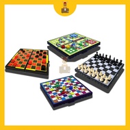 Magnetic Folding Portable Travel Pocket Board Game (Aeroplane Draughts Chess Snake)