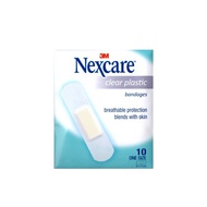3M Nexcare Clear Plastic Bandages 10's