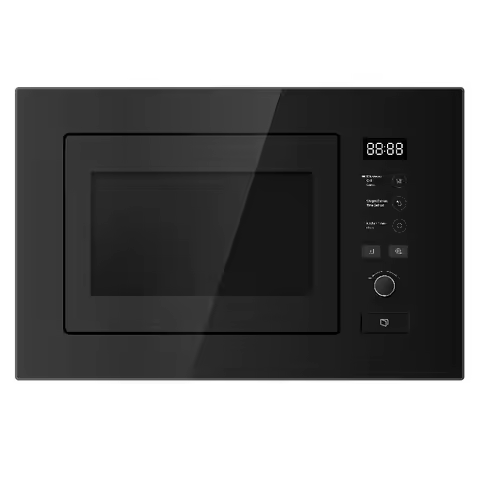 24 Inch 60cm Built-in Microwave with 0.7 Cu.ft. 20L Capacity, Touch Control, Black Microwave Oven