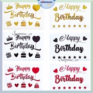 【Ready Stock】18/36 Inch Happy Birthday Sticker Happy Birthday Sticker Happy Birthday Bo Bo Balloon S