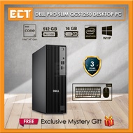 Dell Pro Slim QCS1250-i7-14700-512GB-16GB-W11P Desktop PC (i7-14700 5.40 GHz , 16GB D5, 512GB, Intel