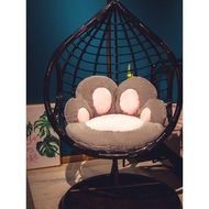 ST-🚤Balcony Glider Swing Bird's Nest Cushion Hanging Basket Cushion Cushion Integrated round Cane Chair Cushion Cradle00