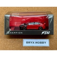 Champion Diecast Honda Civic FD2 Mugen RR Experimental Red #CD64-FD2R-RRE (1:64)