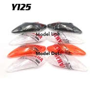FRONT SIGNAL LENS SIGNAL COVER CERMIN SIGNAL ORIGINAL YAMAHA Y125Z / Y125ZR / Y125 Z SMOKE / CLEAR