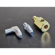 3-Way Oil 3-Way Connector Pressure Gauge