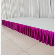 TABLE DECORATION TABLE SKIRT TABLE SKIRT/ WITH Ruffles 65 X LENGTH 600CM