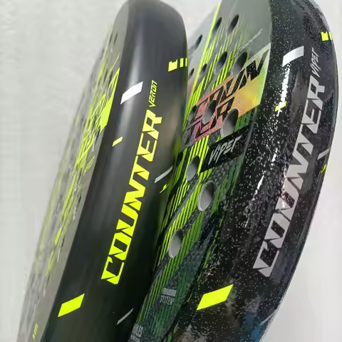 2023 2024 2025 Pala Padel Paddle Tennis Racket, Soft Face Carbon Fiber, Soft EVA Face Sports Racquet