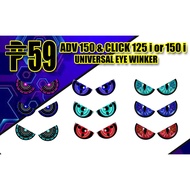 HONDA CLICK EYE HEADLIGHT STICKER / HONDA CLICK ACCESSORIES / ACCESSORIES OF HONDA CLICK