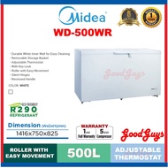 [Seller's Own Fleet] Midea WD-500WR Chest Freezer 500L (WD500WR)