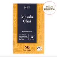 M & S British Masa Department Store-Indian Spice Tea 50pcs/Fair Trade/Marks Spencer Bag/Masala Chai
