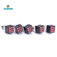 GPHA> 5 pcs 3PDT 9-Pin Guitar Effects Stomp Switch Pedal Box Foot Metal True Bypass new