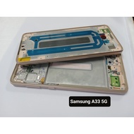 Samsung A33 5g gold lcd Stand Bone Frame