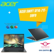 Acer Swift SF14-71T-59F9 14'' WQXGA Touch Laptop Mist Green ( I5-13500H, 16GB, 512GB SSD, Intel, W11