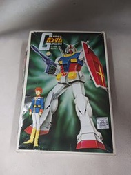 RX-78 Mobile Suit Gundam 機動戰士高達 公仔嘜商標 絕版罕見稀有品 盒殘 膠袋已開 (欠說明書) UC0079 一年戰爭 Bandai (G01-086)