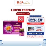 [Bundle of 5] BRAND'S Lutein Essence 60ml (6 btls/pack) - Boost Healthy Vision, Reduces Eye Fatigue,