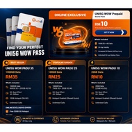 Simkad prepaid UNiFi Call Unlimited 1000GB  Data 4G/5G