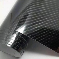 Promo Carbon 6D glossy sticker scotlet motorbike/ car carbon fiber Carbon COD