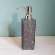 SAMPO HITAM Nanhayu Daiva - Liquid Shampoo Soap Holder Marble Stone/Gel Soap Foam Shampoo Wash Tools/Bathroom Shower Decor/Marble Black Doff
