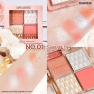 SIVANNA COLORS (Seevenna COLORS) gorgeous Highlight & Blush Palette HF8112