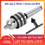 Bộ đầu kẹp mũi khoan 3-16mm + chuôi côn MT4