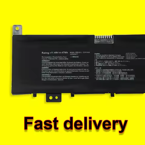 New C31N1636 Laptop Battery For ASUS VivoBook Pro 15 N580VN N580VD NX580VD X580V X580GD NX580VD7300 