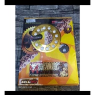 MUTARRU SPROCKET CHAIN SET FOR SNIPER 150/155 (14/42-43-44-45-47-48-49/428)