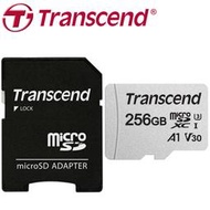 附轉卡 含稅 Transcend 創見 256GB microSDXC TF U3 A1 V30 300S 記憶卡