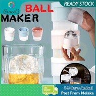 Ice Ball Maker Mold Tray Ice Cube Tray Whiskey Ice Ball Maker Ice Mold Tray Self-Made Round Ice Ball