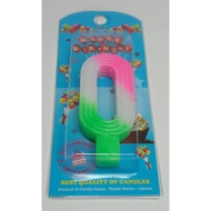 LILIN Rainbow Number Candles Colorful birthday number candles
