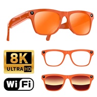 New Smart Glasses AI Translation 8MP HD Camera 8K Shooting Image Bluetooth Call Video Record Music S