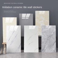 10x Self-adhesive Marble Tiles Sticker Waterproof 30cmx60cm Tiles Floor Stickers PVC Tile Kitchen Ba
