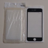 iPhone 7 / 8 / se2 / se3 (4.7") 透明軟機套 + 全包玻璃保護貼