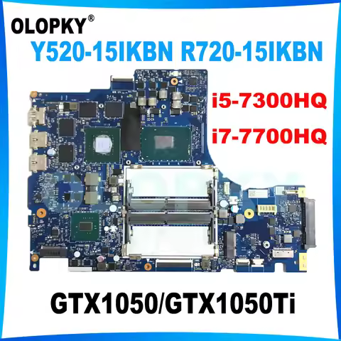 DY512 NM-B191 for Lenovo Legion Y520-15IKBN R720-15IKBN laptop motherboard i5-7300 i7-7700 GTX1050/G