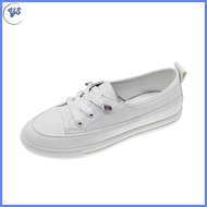 COD Sepatu Sneakers Kanvas Wanita casual Sport Putih Tali YS 3103