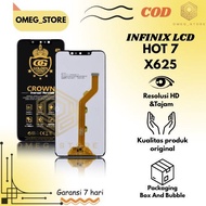 LCD GOLDEN CROWN TOUCHSCREEN INFINIX HOT 7 / HOT 7 PRO - INFINIX X625 X625A X625B X625D ORIGINAL FUL