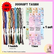✨[100set] VIRAL DOORGIFT PREMIUM TASBIH✨Tasbih Manik 33 Biji_Doorgift VIP_Tasbih Kualiti_Wedding Gif