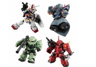 全新行版 MJG Mobility Joint Gundam 第一彈 Vol 1  高達 模型  原盒十盒 自護 紅彗星 綠渣 RX78