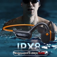 X10 Bone Conduction Bluetooth5.3 Earphones Wireless IPX8 Waterproof Headset MP3 Player Swimming Ear-hook With Mic Power Display