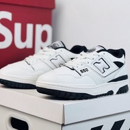 New Balance 550 Black & White Sneakers - Unisex Kasut