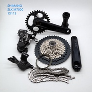 SHIMANO DEORE SLX M7000 M7100 derailleur Groupset 170 175mm crankset  Mountain Bike Group set 1x11s