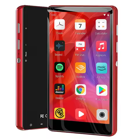 MP3 Player Android 9.0 with Bluetooth and WiFi,MP3 MP4 Player with Spotify,Audible,Pandora, speakers