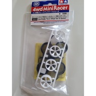 15513 - Tamiya Low Profile Tire & Wheel Set (5 Spoke) 四驱车配件 低重心黑色等宽 中径轮胎