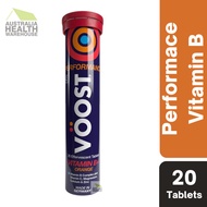 [CLEARANCE Expiry: 08/2024] Voost Vitamin B+ Performance (Orange Flavour) Effervescent 20 Tablets