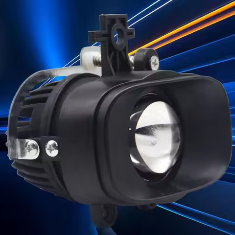 Car Fog Lamp Retrofit 2 Inch Bi LED Projector Lens 12V 45W 3000K 6000K for Nissan Navara X Trail Qas