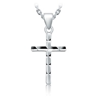 CHOW TAI FOOK 18K 750 White Gold (Cross x S) Pendant P149138