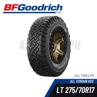BFGoodrich Tires LT 275/70 R17 KO3  - ALL TERRAIN T/A Premium Daily & Offroad Tire (White Sidewall) 