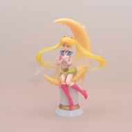 Sailor Moon Moon Hare Sailor Moon Zero Figure Cake Decoration Anime Toy Model Box